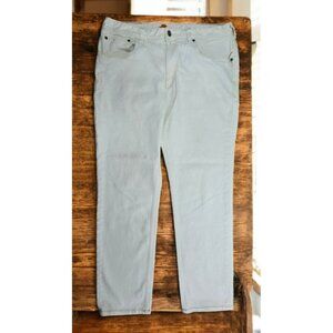 Tommy Bahama Mens Vintage Slim White Jeans Size 36 37X31